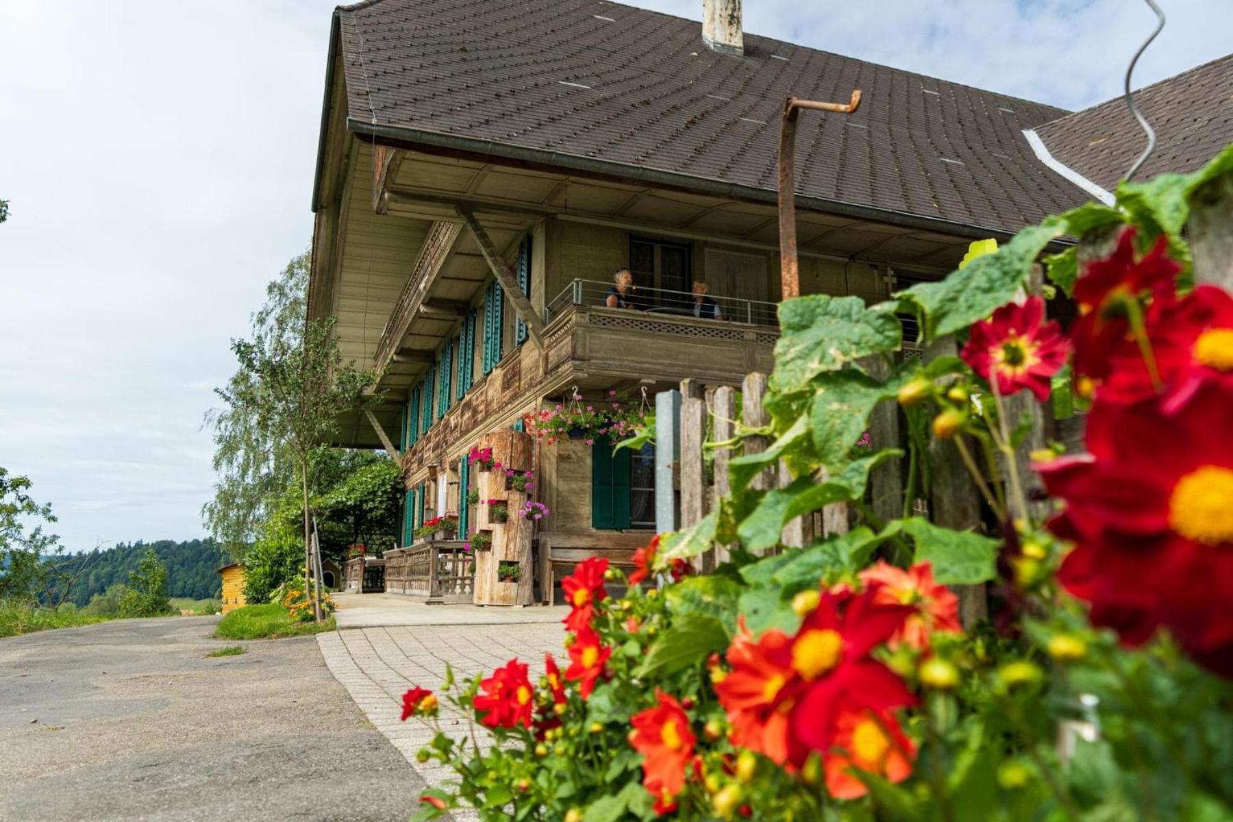 Ferienwohnung Auf Bauernhof Mit Hotpot Und Sauna Sumiswald Экстерьер фото